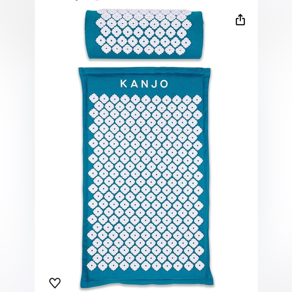 Kanjo Memory Foam Acupressure Mat Set (Sapphire)